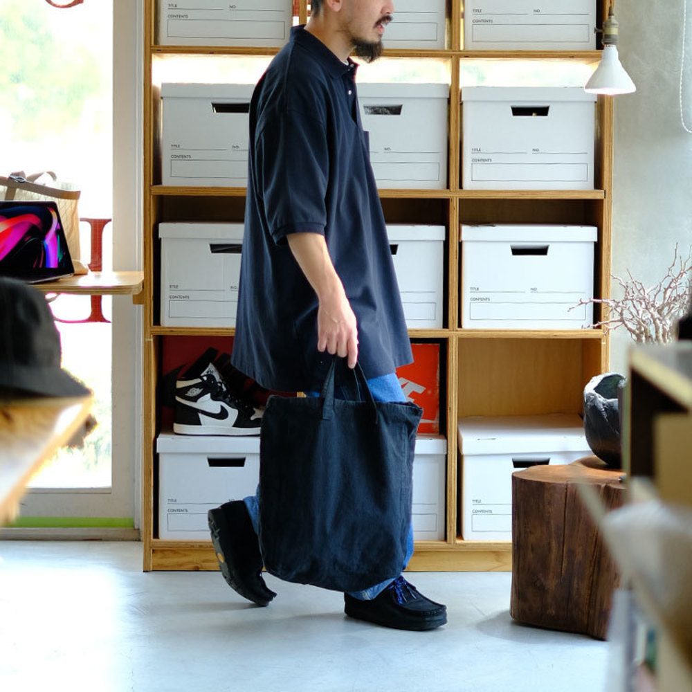 Hobo 2way Tote Bag Cotton Canvas